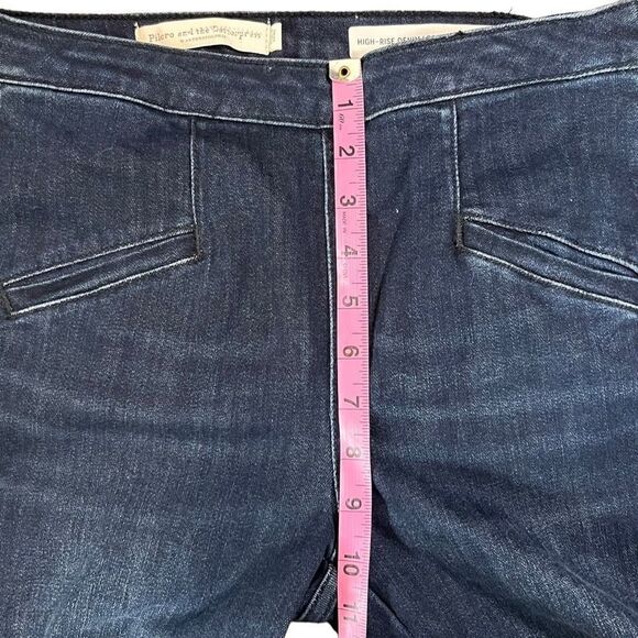 Pilcro and the Letterpress Womens Legging High Rise Denim Cropped Blue Size 28 - Picture 6 of 10